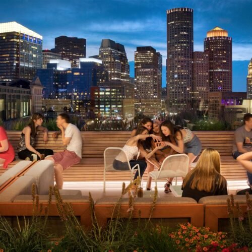 Hit the Deck and cozy up in Boston’s Seaport