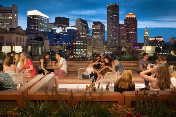 Hit the Deck and cozy up in Boston’s Seaport